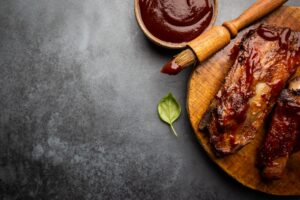 Delicious BBQ ribs